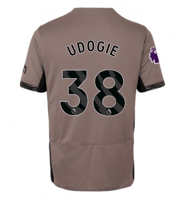 Tottenham Hotspur Destiny Udogie #38 Tredjetröja Dam 2023-24 Kortärmad